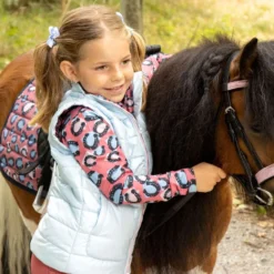 Harry's Horse Bodywarmer Diva Mauvewood Faded-Denim