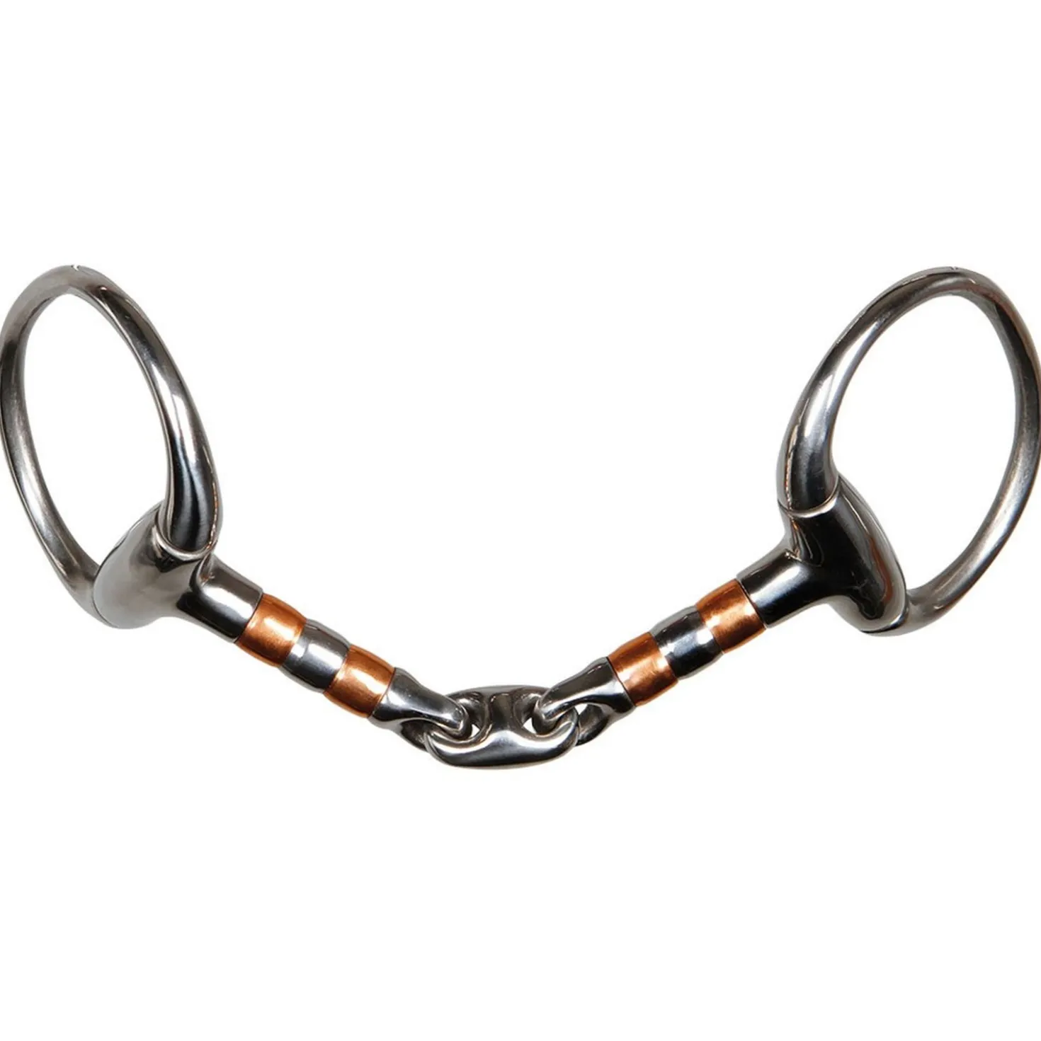 Harry's Horse Bustrens Dubbel Gebroken Koperen Rollers 13mm