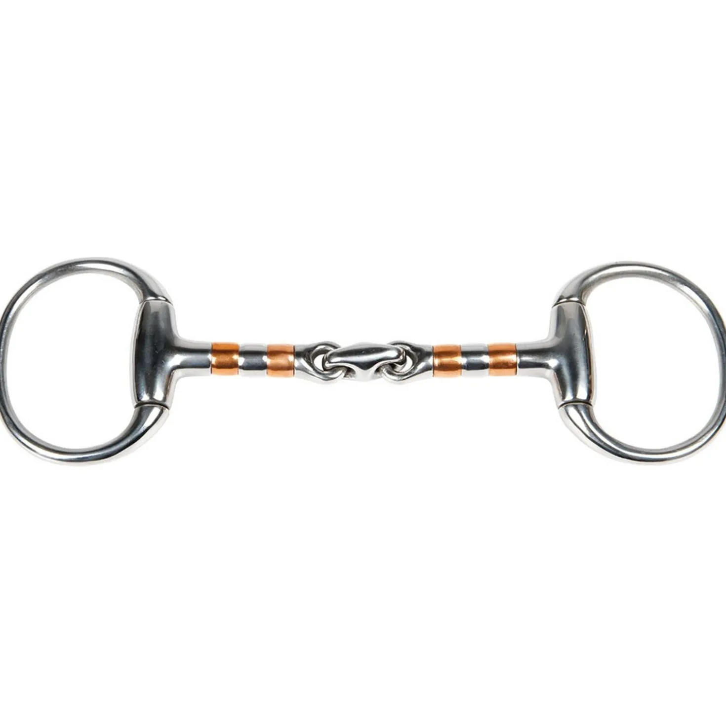 Harry's Horse Bustrens Dubbel Gebroken Koperen Rollers 13mm