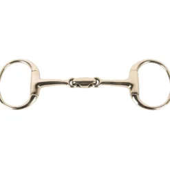 Harry's Horse Bustrens Gold Dubbelgebroken Oval-link