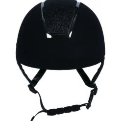 Harry's Horse Cap Regal Velvet Sparkle Zwart