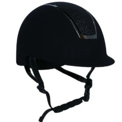 Harry's Horse Cap Regal Velvet Sparkle Zwart