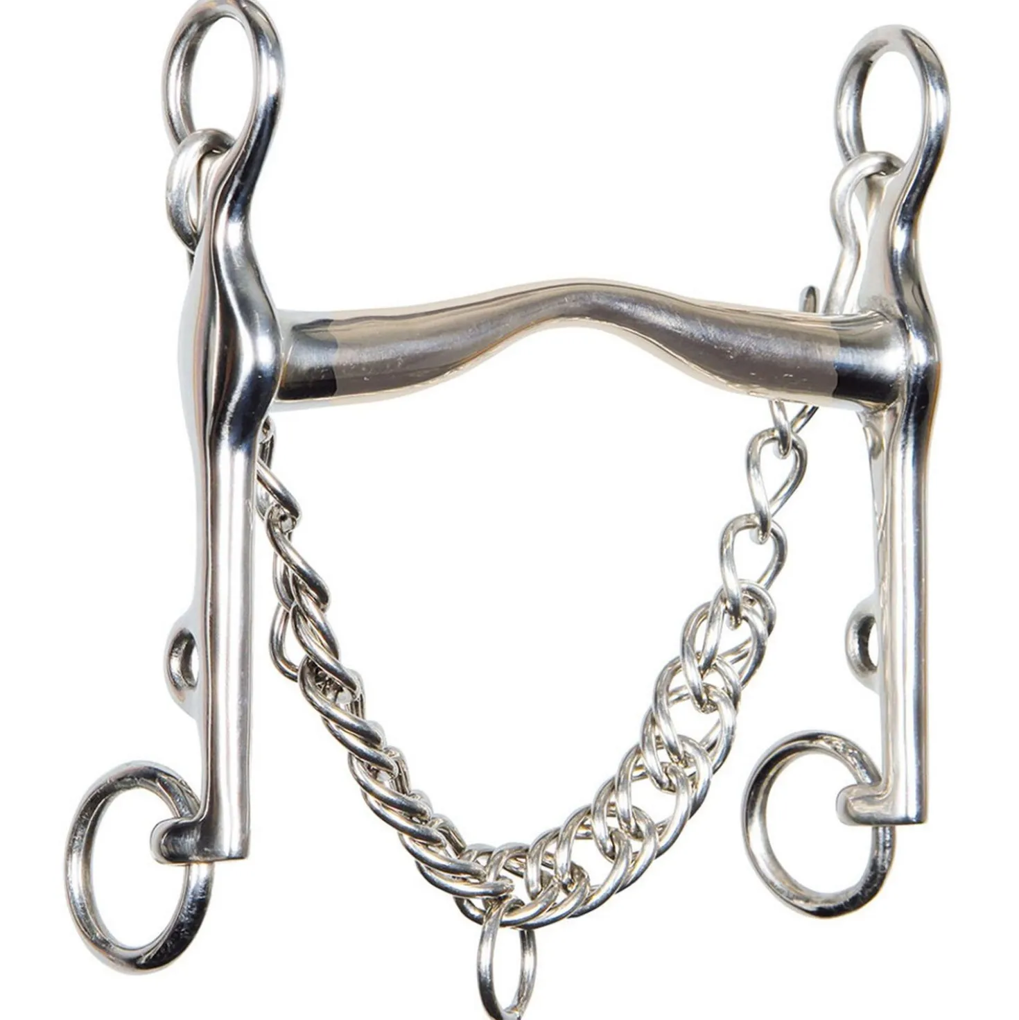 Harry's Horse Dressuurstang Optimum gold brass 16mm