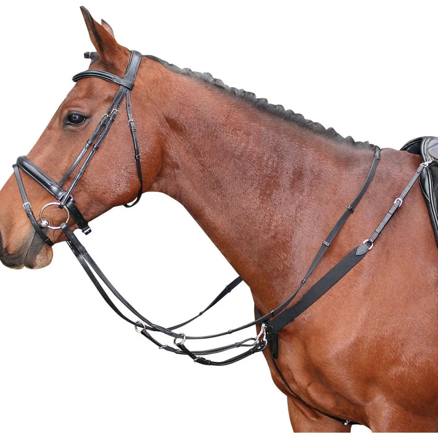 Harry's Horse Elastisch Voortuig Zwart