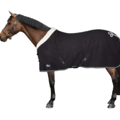 Harry's Horse Fleecedeken Champion Zwart