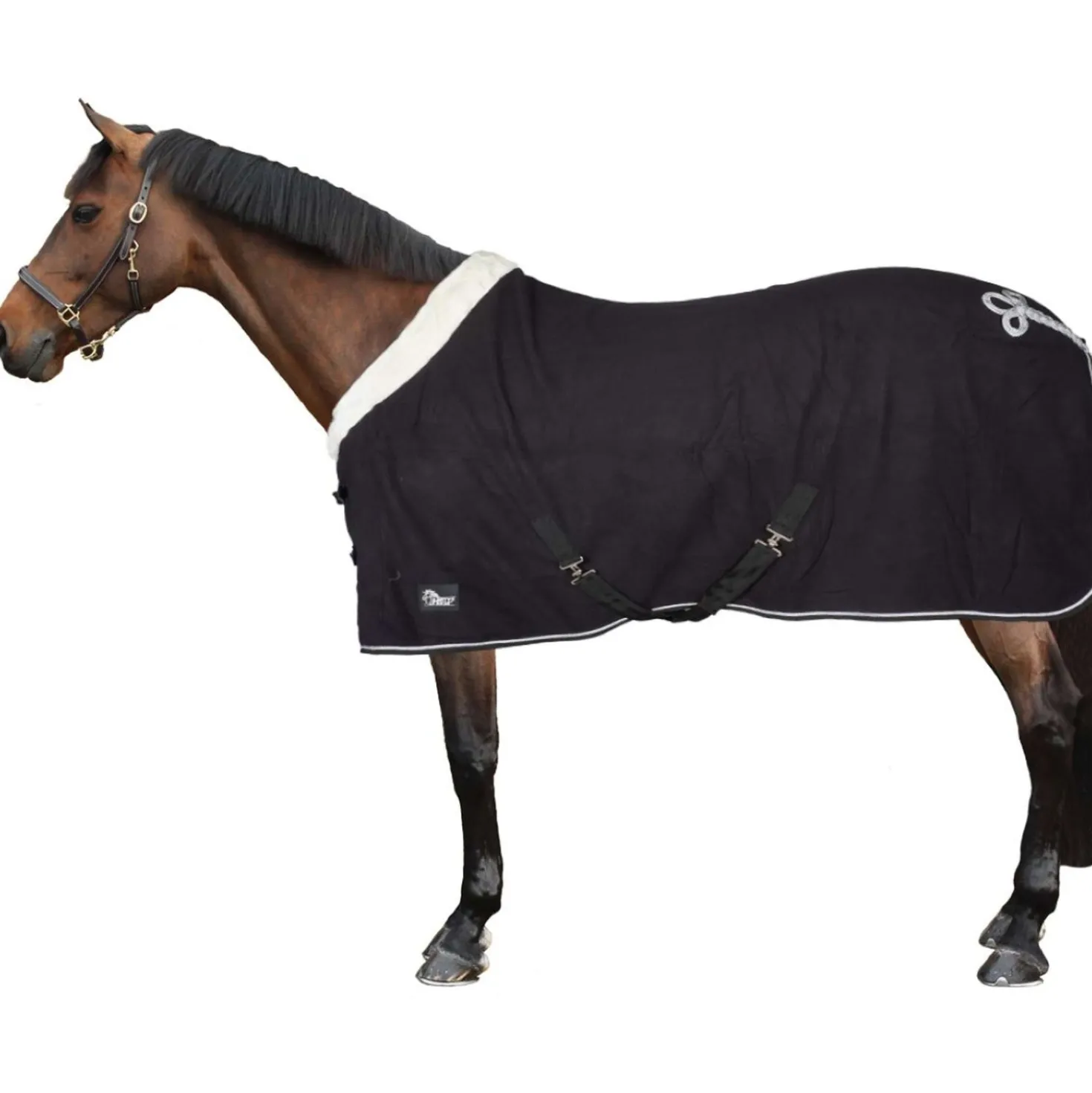 Harry's Horse Fleecedeken Champion Zwart