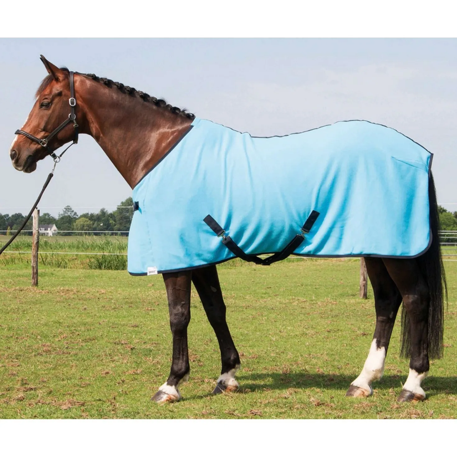 Harry's Horse Fleecedeken Colours Turquoise