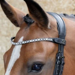 Harry's Horse Frontriem Diamond Pearl Zilver