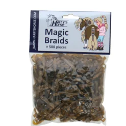 Harry's Horse Haarelastiekjes Magic Braids Zakje Goud
