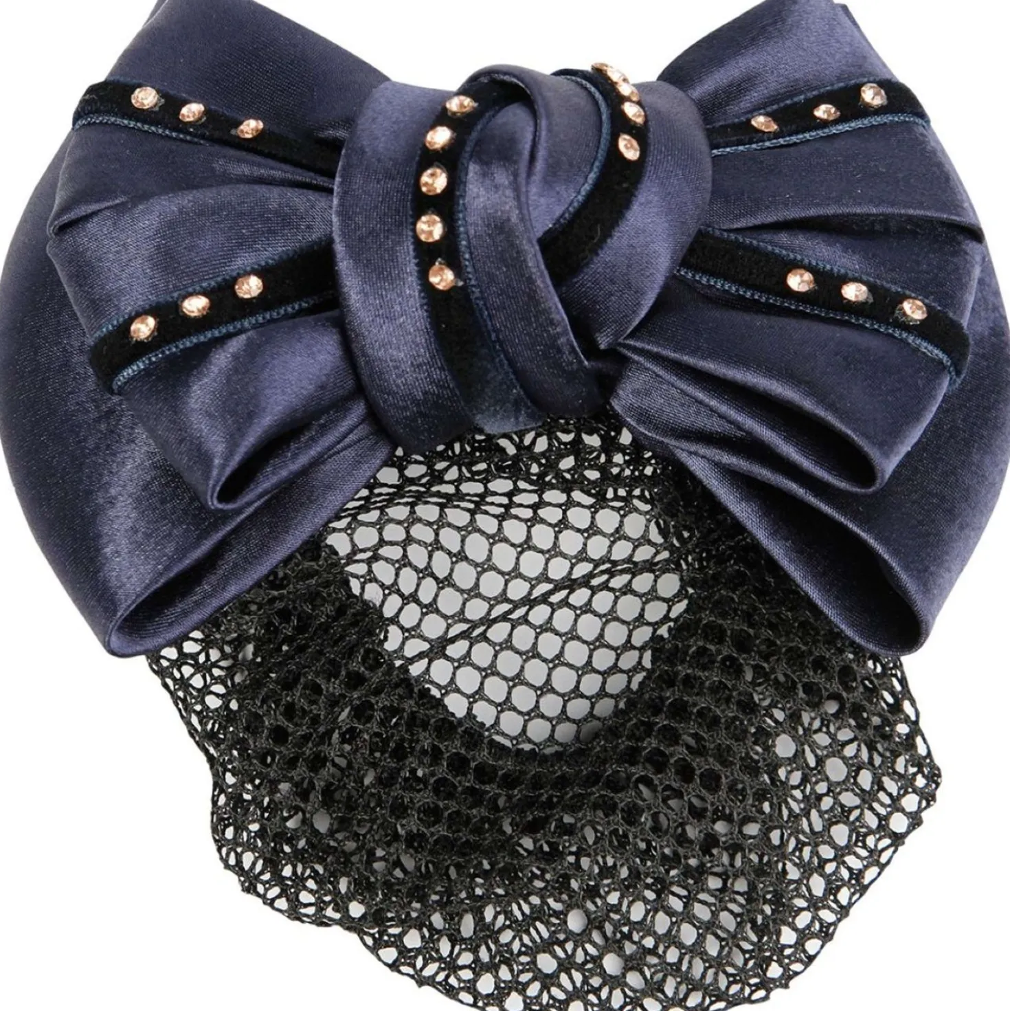 Harry's Horse Haarspeld Strass Rosegold Navy