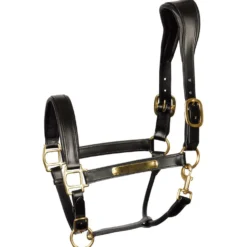 Harry's Horse Halster Anatomisch Leer Zwart
