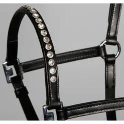 Harry's Horse Halster Crystal Zwart/Zilver