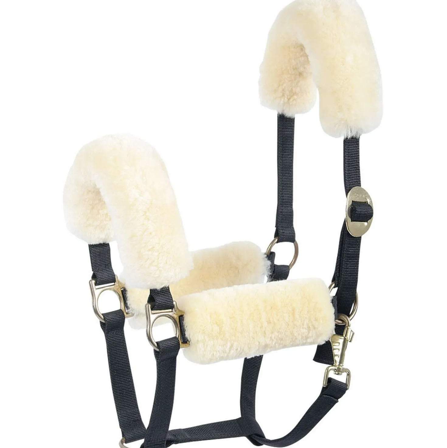 Harry's Horse Halster Lamsvel Bontset Naturel