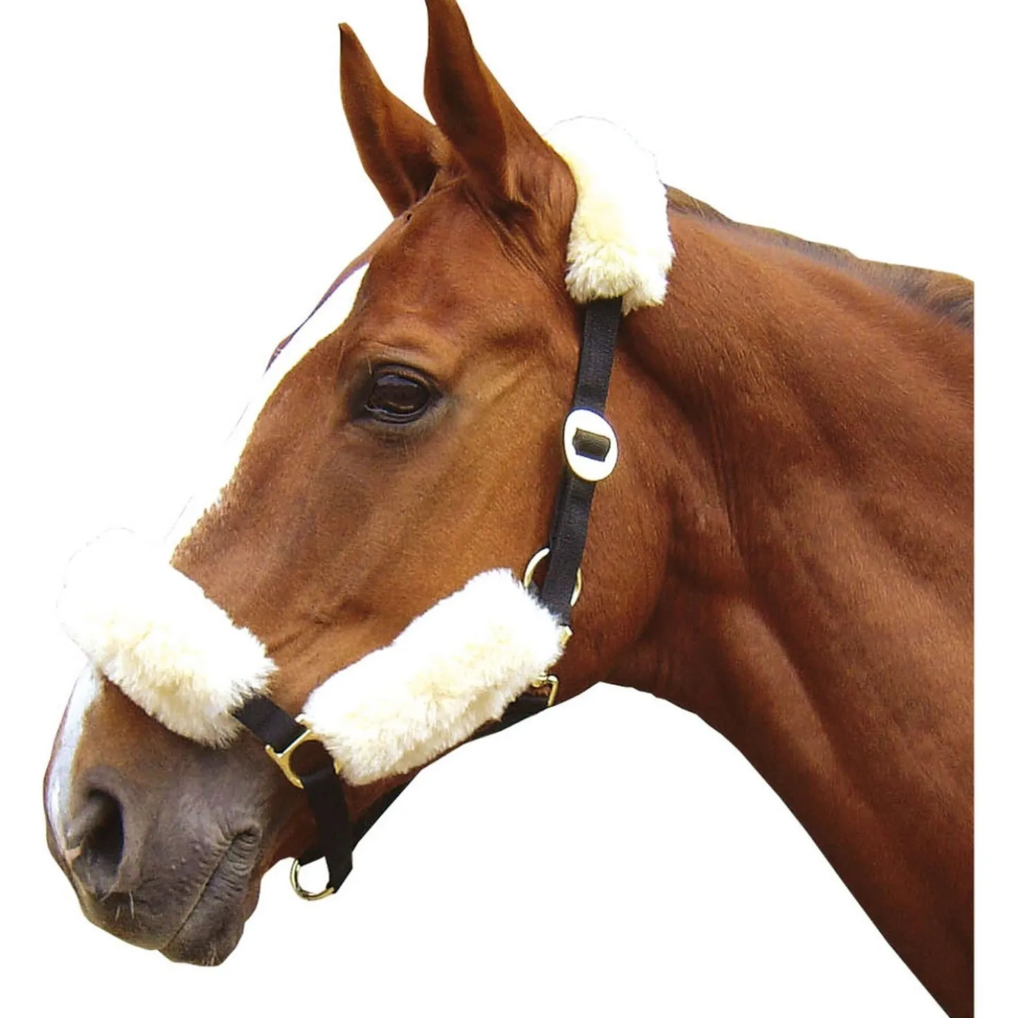 Harry's Horse Halster Lamsvel Bontset Naturel