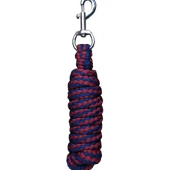 Harry's Horse Halsterlijn Soft Standaard Musketon Bordeaux/Navy