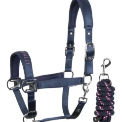 Harry's Horse Halsterset Denici Cavalli Purple Passion Satin Peacoat
