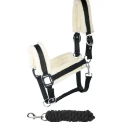 Harry's Horse Halsterset Soft Zwart/Wit