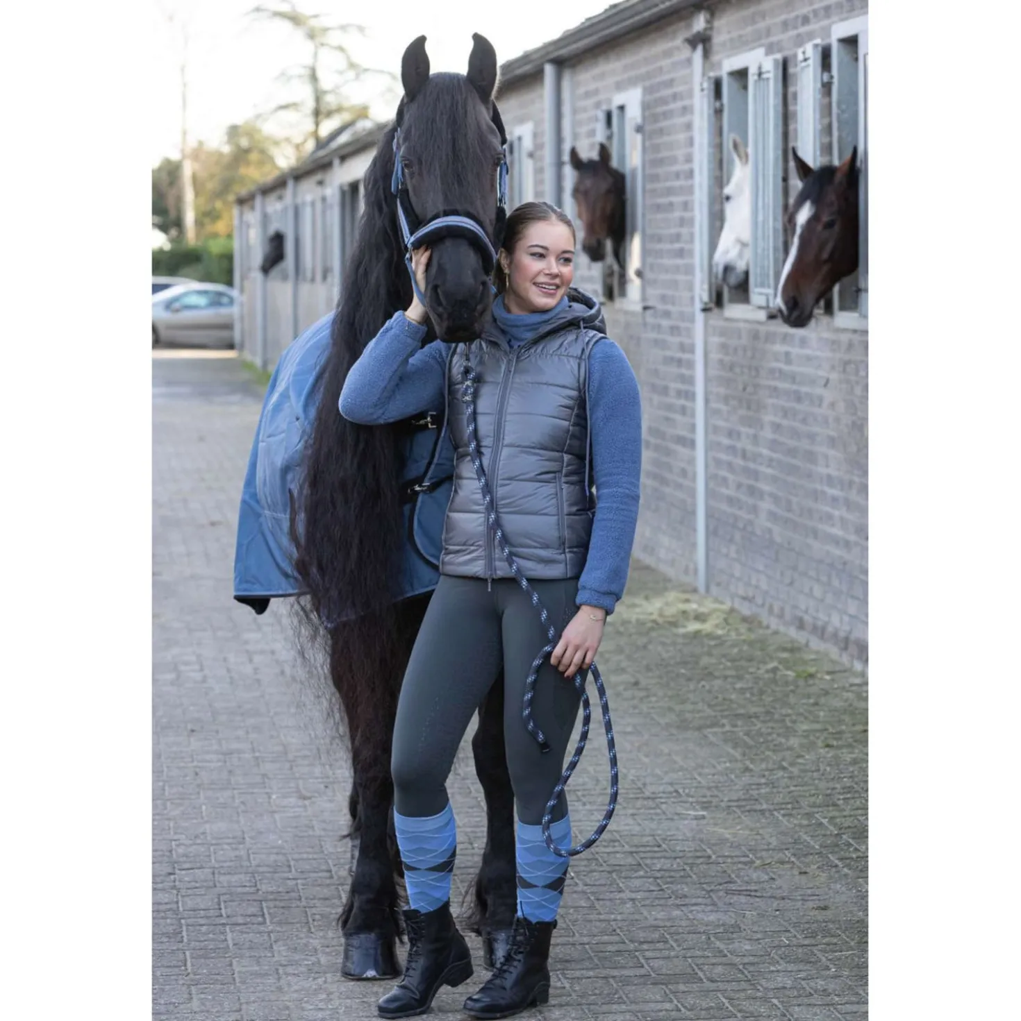 Harry's Horse Halsterset Soft Flint Stone