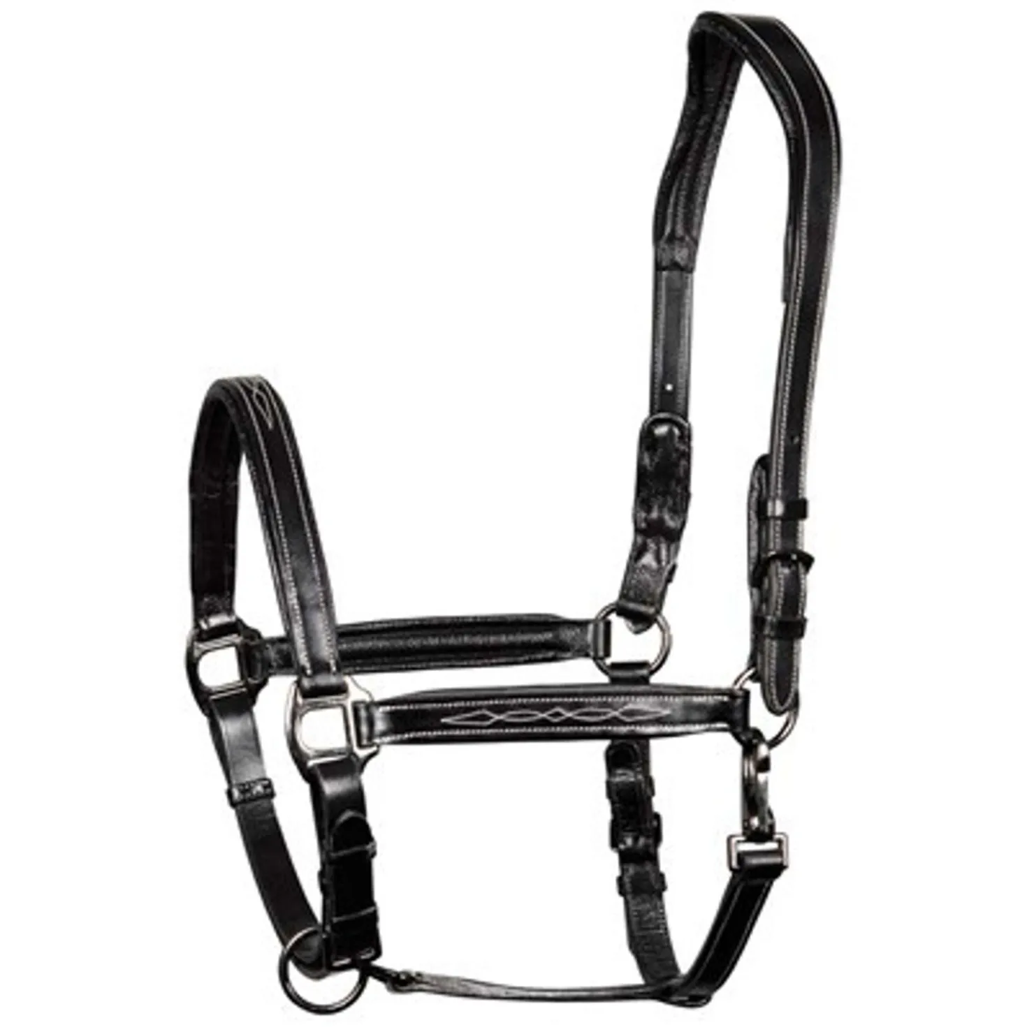 Harry's Horse Halster Supreme Leder Zwart