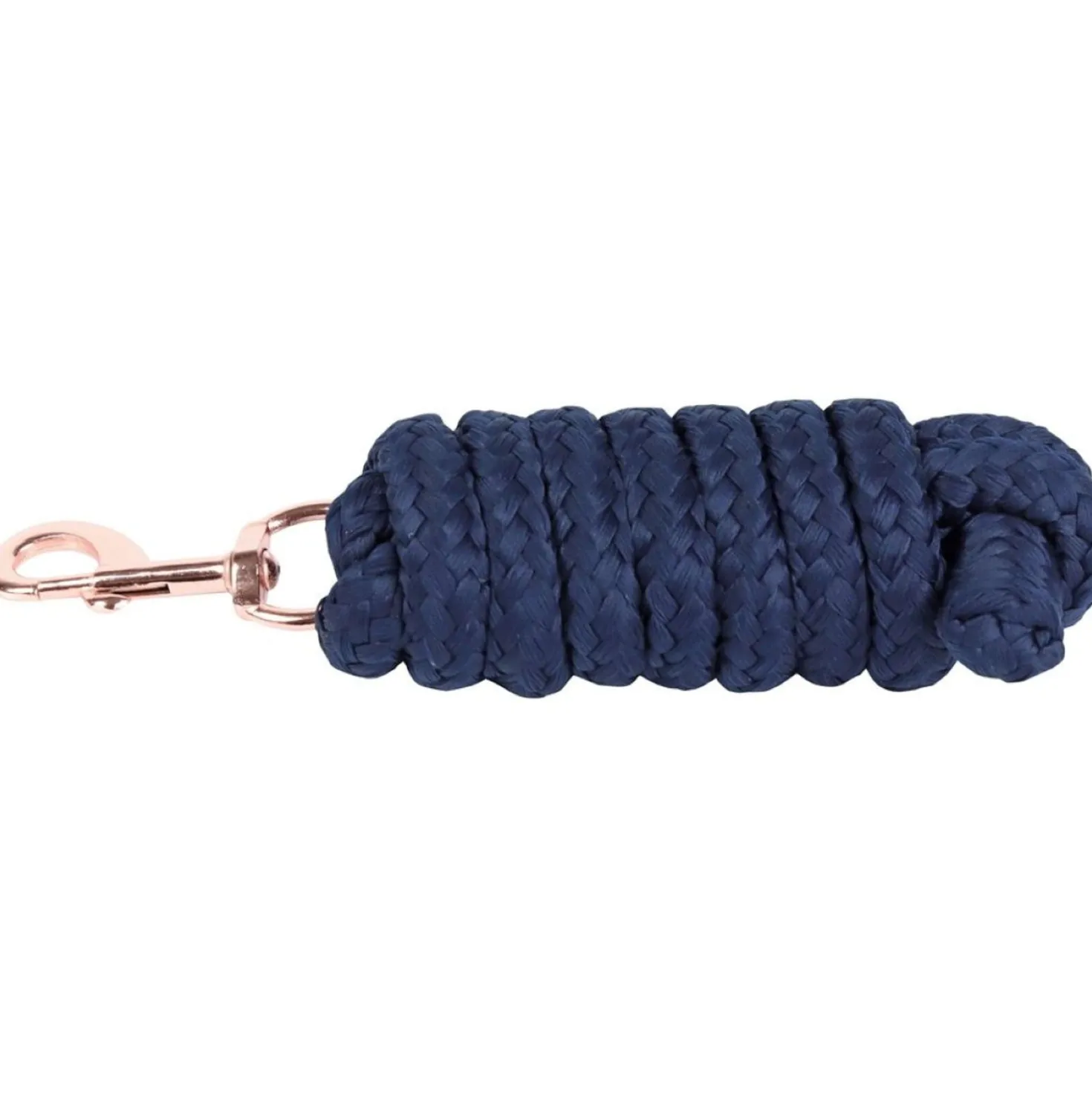 Harry's Horse Halstertouw Soft Musketon Rosegold 1.8m Navy