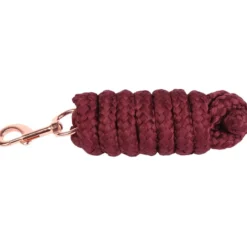 Harry's Horse Halstertouw Soft Musketon Rosegold 1.8m Bordeaux