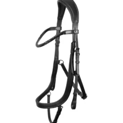 Harry's Horse Hoofdstel Anatomic Black Crystal Zwart