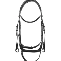 Harry's Horse Hoofdstel Anatomic Black Crystal Zwart