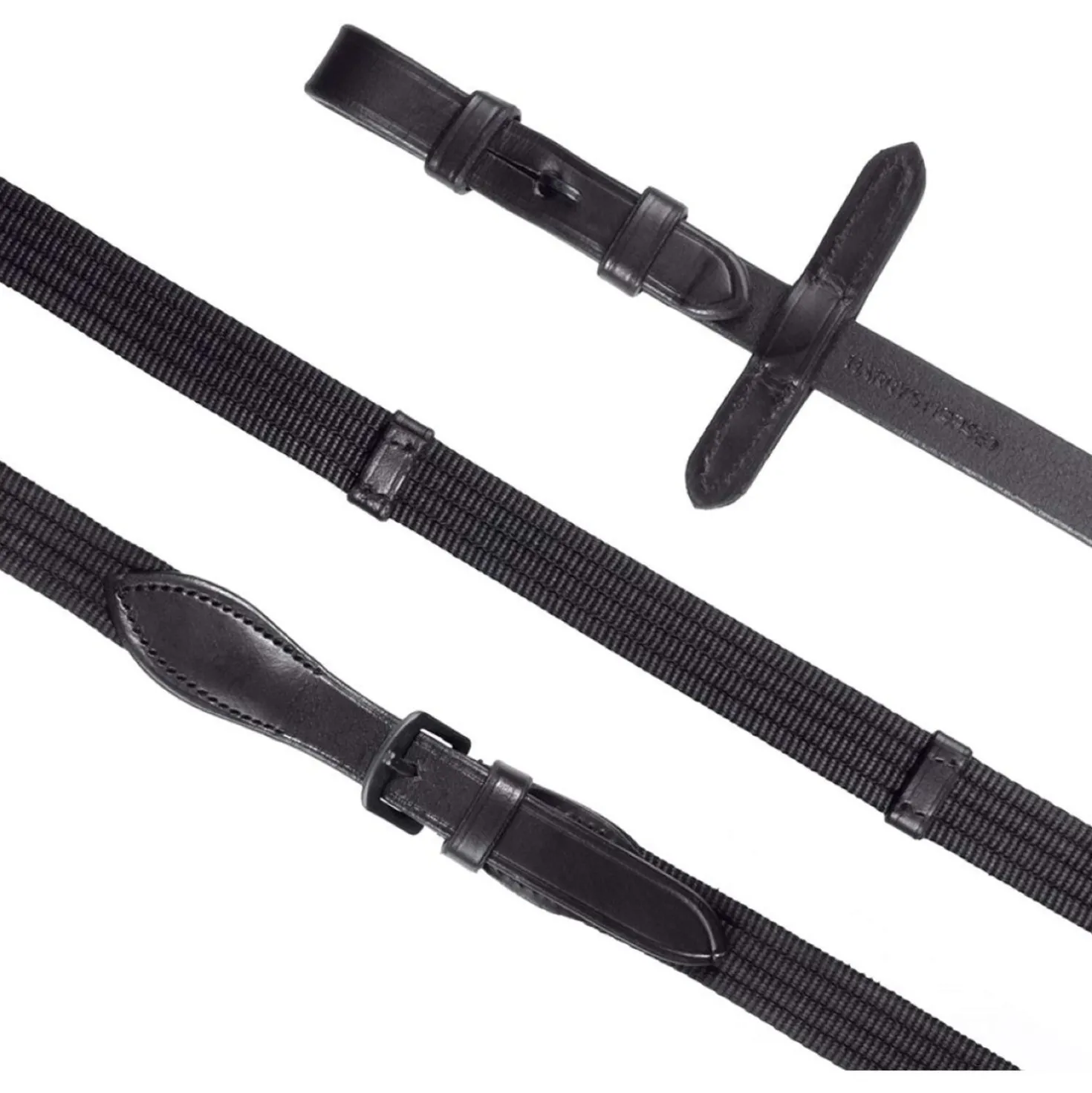 Harry's Horse Hoofdstel Anatomic Black Crystal Zwart