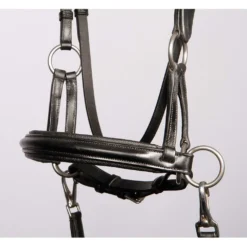 Harry's Horse Hoofdstel Bitloos Sidepull Zwart