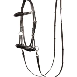 Harry's Horse Hoofdstel Bitloos Sidepull Zwart