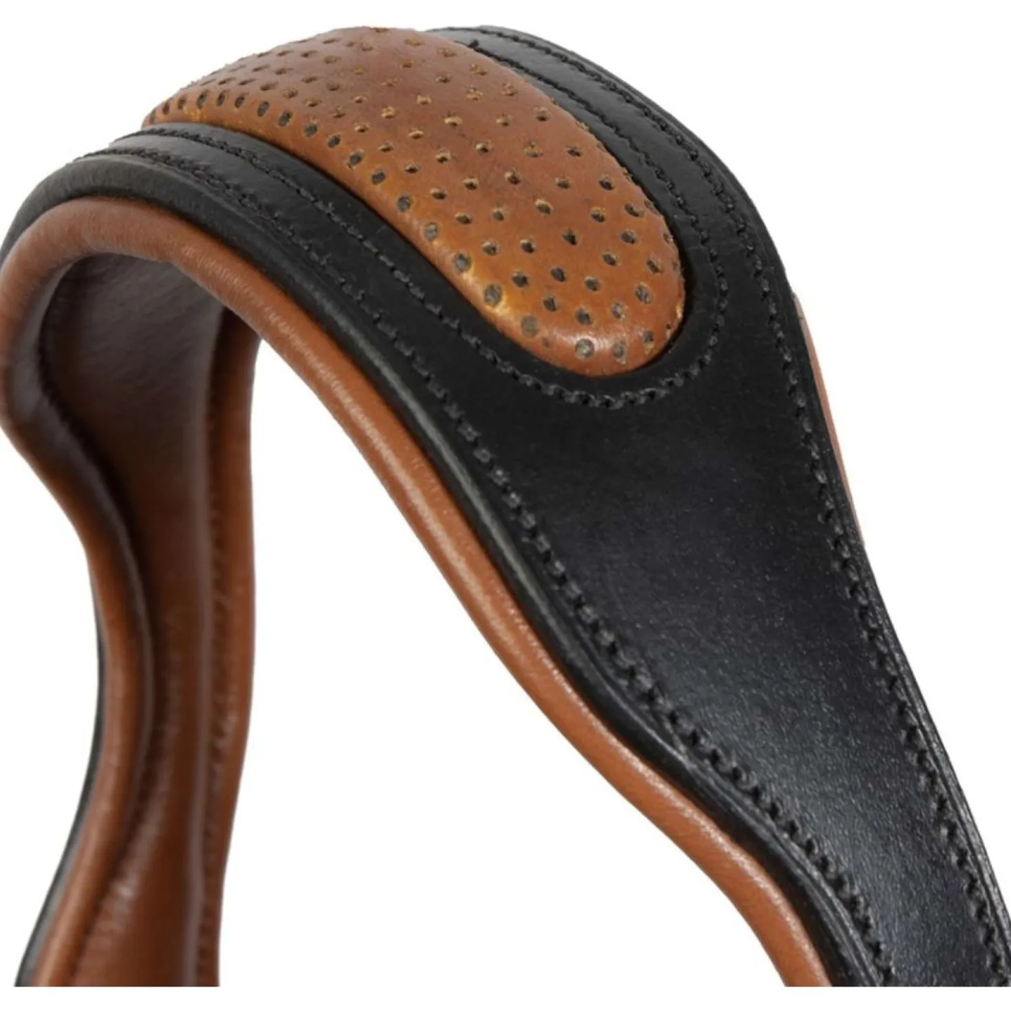 Harry's Horse Hoofdstel Black Cognac Zwart