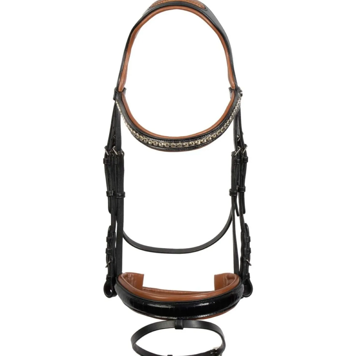 Harry's Horse Hoofdstel Black Cognac Zwart