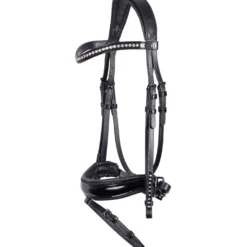 Harry's Horse Hoofdstel Diamond Lacque Zwart