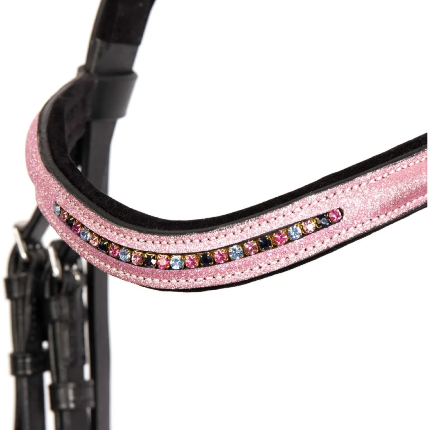 Harry's Horse Hoofdstel Diva Mauvewood Zwart