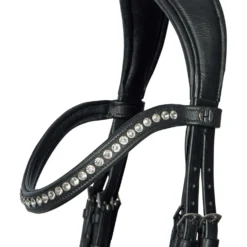 Harry's Horse Hoofdstel Nero Soft Zwart/Zilver