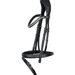 Harry's Horse Hoofdstel Nero Soft Zwart/Zilver
