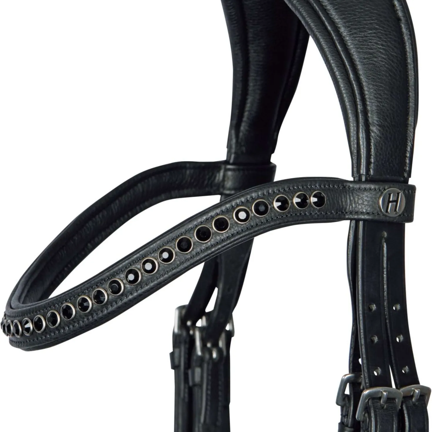 Harry's Horse Hoofdstel Nero Soft Zwart/Zwart