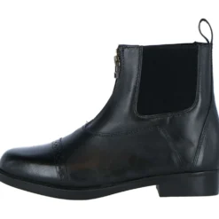 Harry's Horse Jodhpurs leder Hickstead zipper Zwart