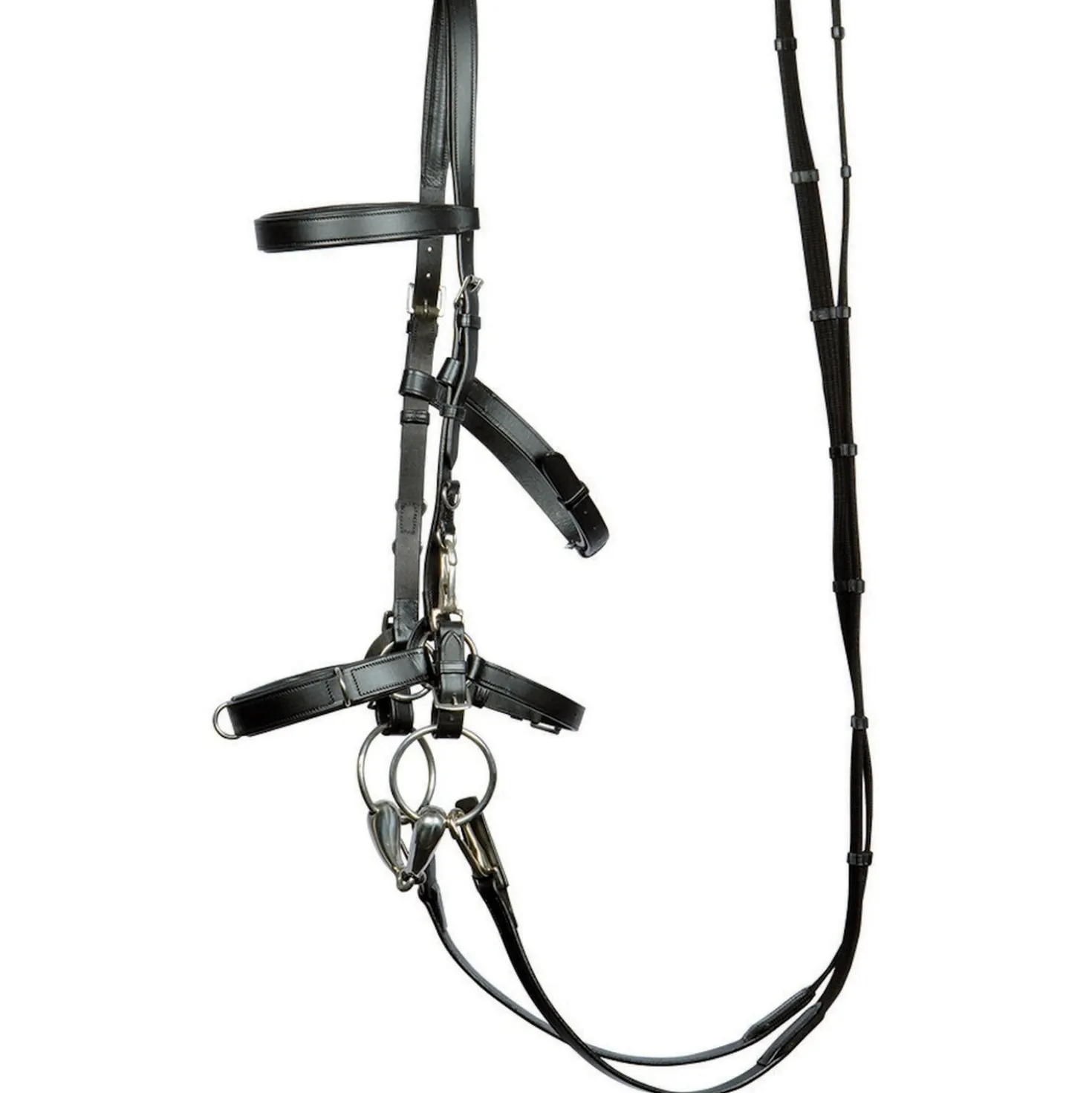 Harry's Horse Kaptoom hoofdstel Leder Zwart