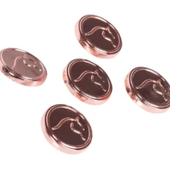 Harry's Horse Knopen Metallic Horse Rosegold