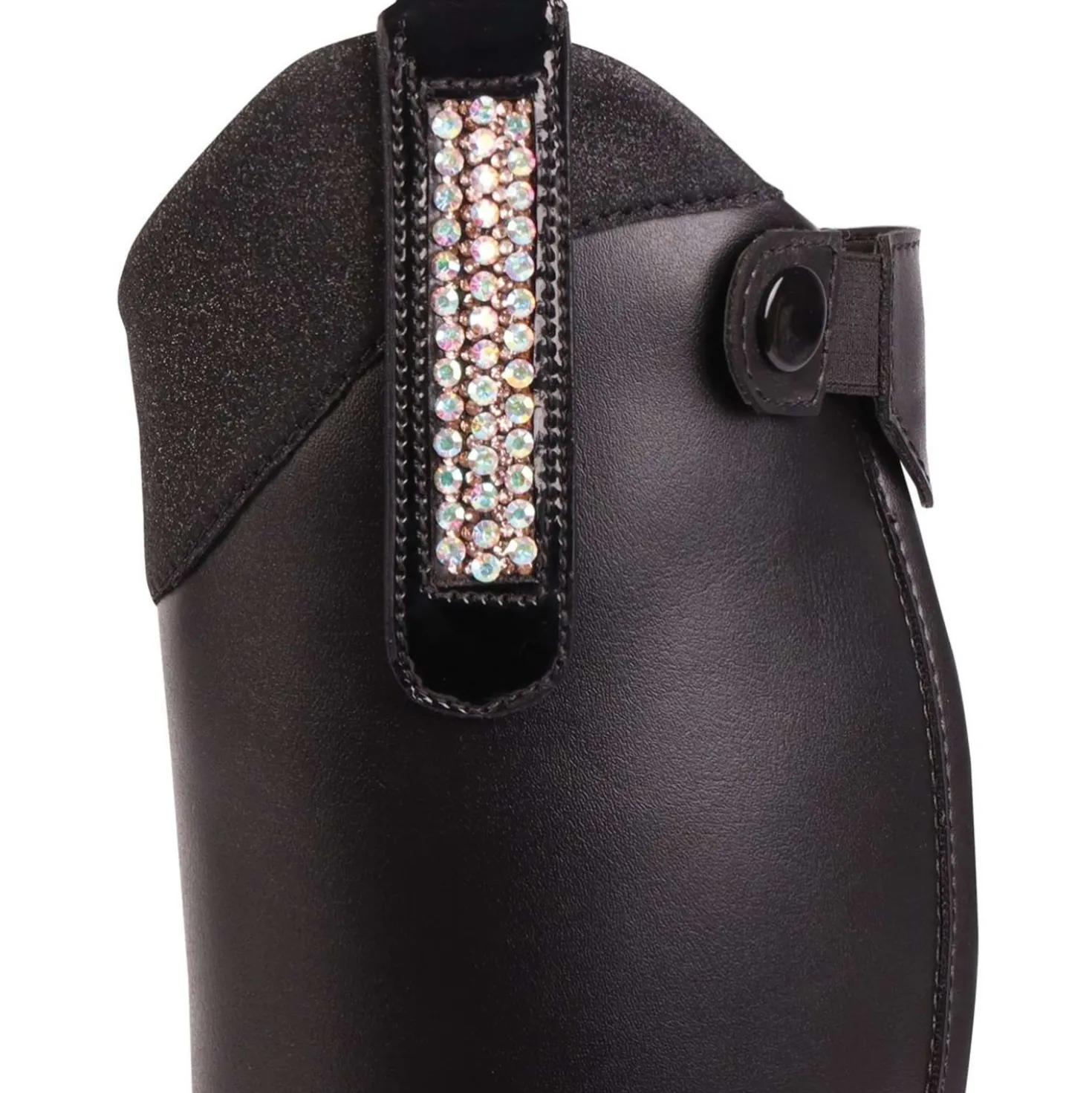 Harry's Horse Laarzenclips Crystal Zwart/Rosegold