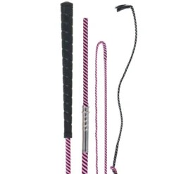 Harry's Horse Longeerzweep Deelbaar Zwart/Roze