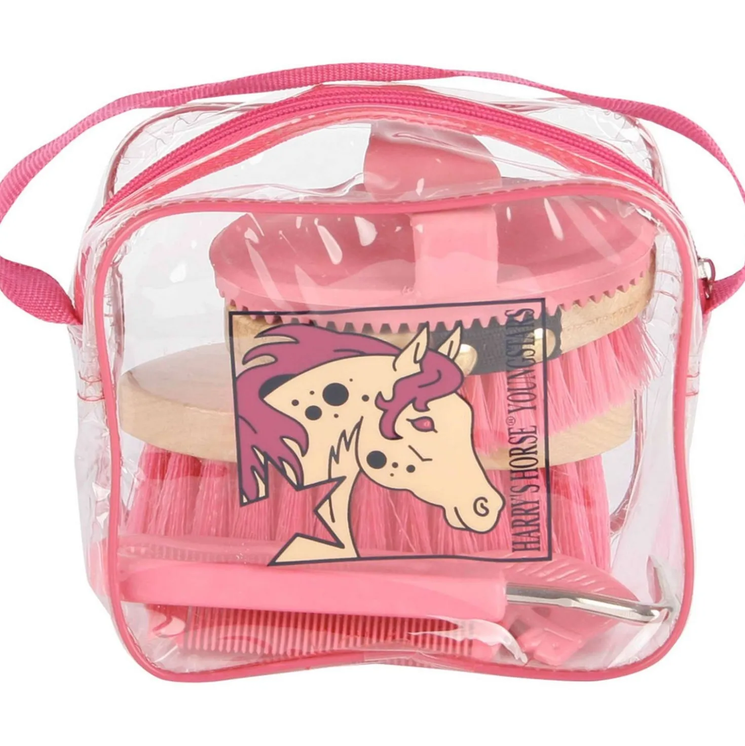 Harry's Horse Mini Grooming Kit Roze