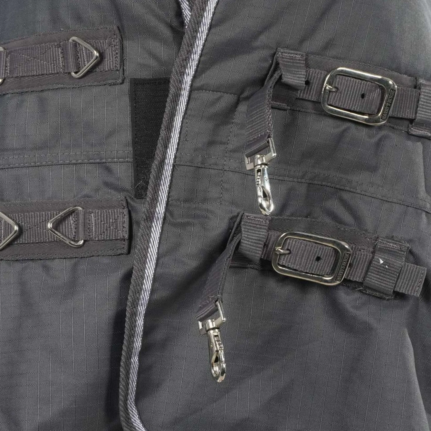 Harry's Horse Outdoordeken Thor 200g met Hals Ebony