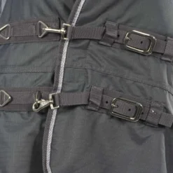 Harry's Horse Outdoordeken Thor 200g met Hals Ebony