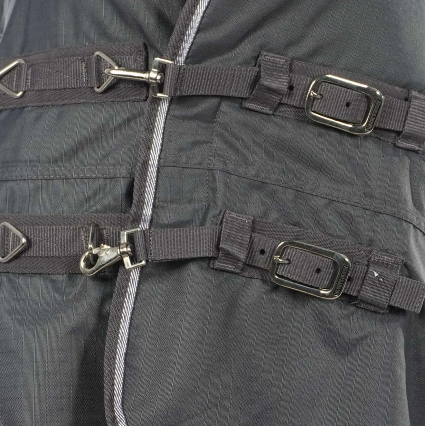 Harry's Horse Outdoordeken Thor 200g met Hals Ebony