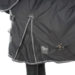 Harry's Horse Outdoordeken Thor 200g met Hals Ebony