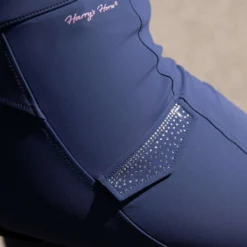 Harry's Horse Rijbroek Denici Cavalli Purple Passion Full Grip Peacoat