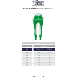Harry's Horse Rijbroek Liciano Heren Full Grip Zwart