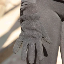 Harry's Horse Rijhandschoenen Fleece Waterproof Hipora Zwart